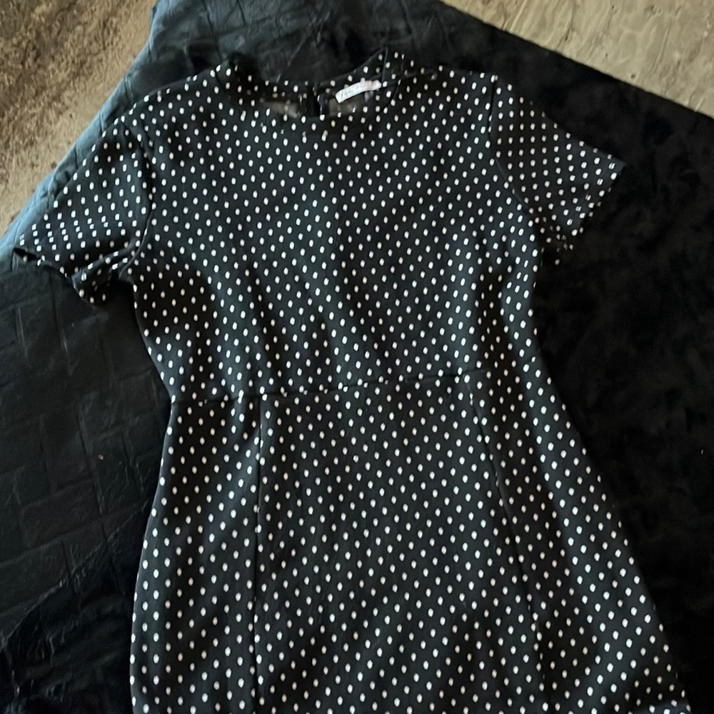 New poke dots black and white never used,